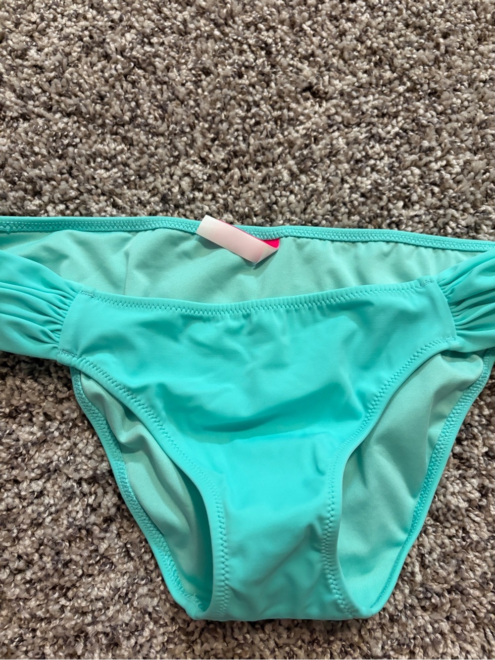 Victoria’s Secret Women's Aqua Bikini Bottom - Turquoise